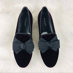 Michael Kors Collection Val Velvet Platforms